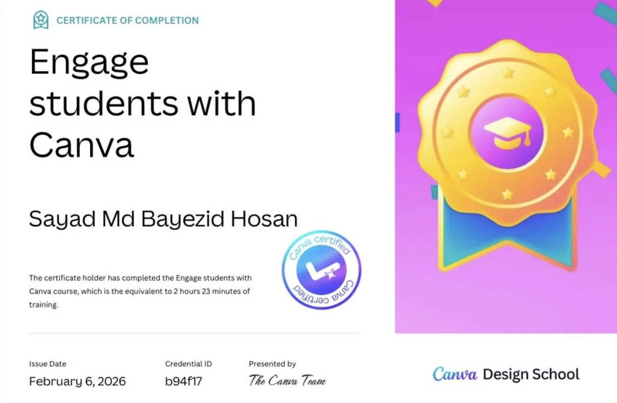 Canva Engaged Students