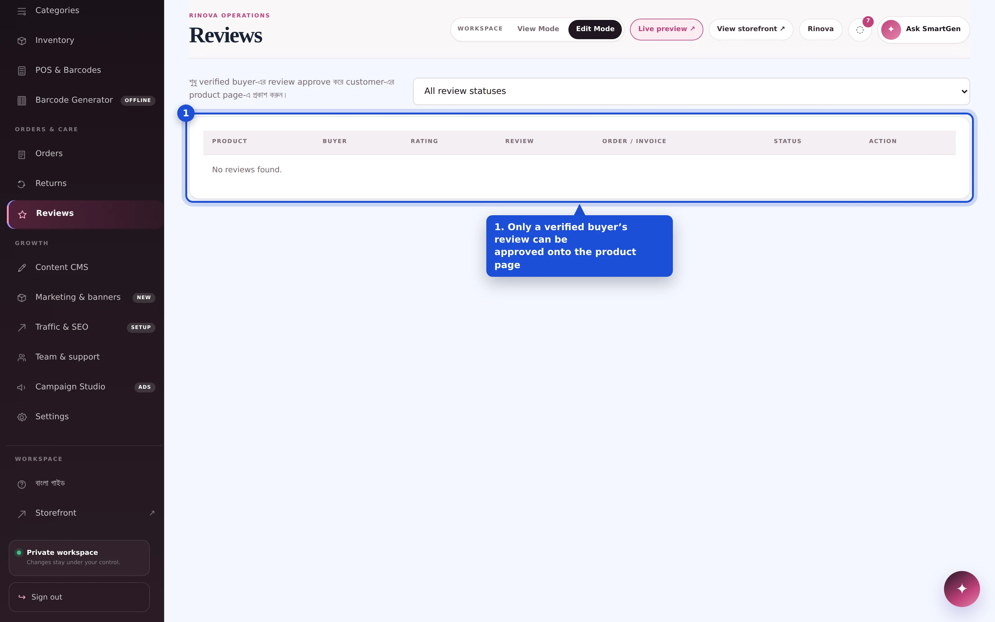 Reviews