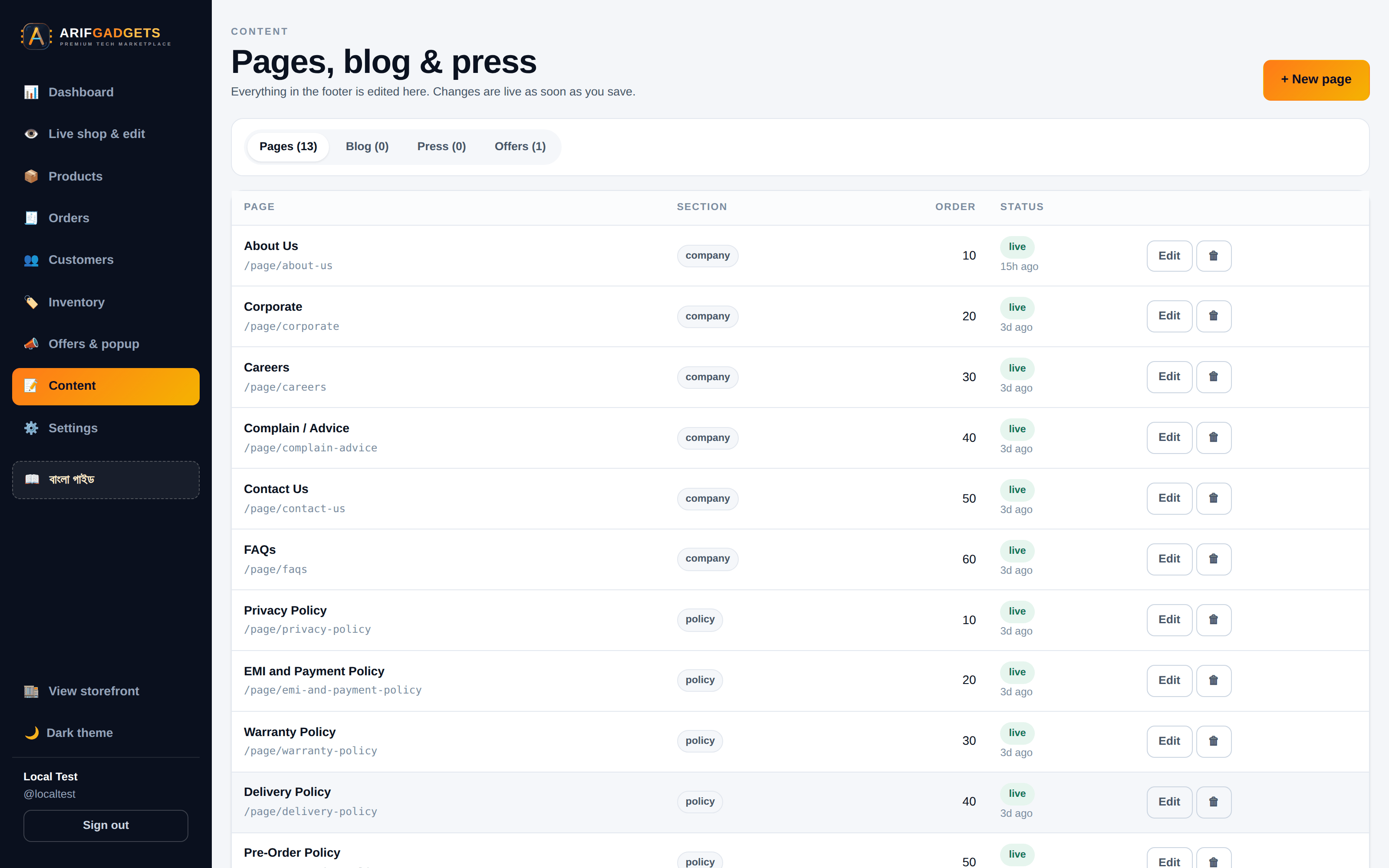 Content manager
